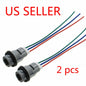 Turn Signal Blinker Light Bulb Socket & Connector Harness Set For Honda Acura