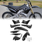 Solid Spare Restyle Complete Plastic Kit Bodywork Fairing Set For Honda CR125R CR250R 02-07