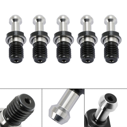 5Pcs CAT40 45° Pull Stud Retention Knob Fits For Any Haas CAT40 CNC Silver