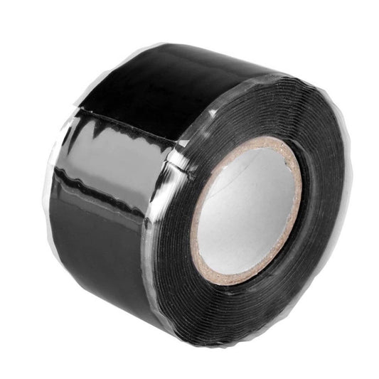Solid Spare Silicone Tape Self Fusing Plumber Electrition Pipe Repair Hose Leak Black Useful