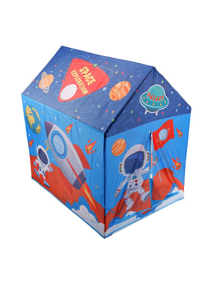 Blue Space Shape Tent Large Playhouse Kid Play Tent Indoor And Outdoor Game