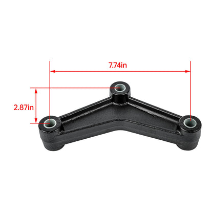 Solid Spare 3500lbs Tandem Trailer Axle Suspension Kit Leaf Springs U-bolt + Hanger Set
