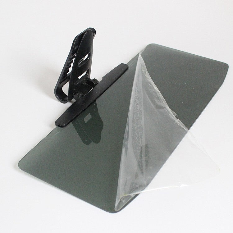Car Automotive Sun Visor Extender Sunshade Protection Clip on Anti-Glare Gray