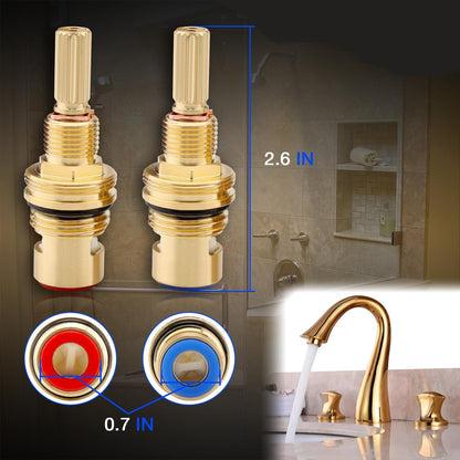 Brass 1-001 1-002 Ceramic Valve Cartridge Set For Ceramic Cold Hot Cartridges