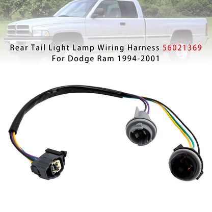 Rear Tail Light Lamp Wiring Harness 56021369 For Dodge Ram 1994-2001