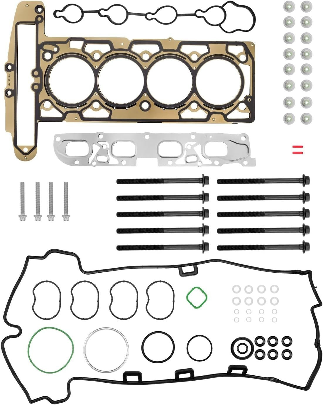2.4L Head Gasket Bolts Set For Chevy Equinox Captiva Malibu GMC Terrain Buick