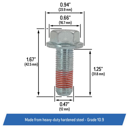 Brake Caliper Bracket Bolts for Select Honda, Acura, Nissan, Toyota Models 14981