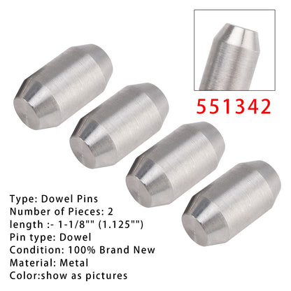 2 Pack Dowel Pins 551342 Engine to Transmission Replacement Steel Alignment Pins
