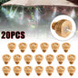 20X Brass Misting Nozzles Water Mister Sprinkle For Cooling System 0.024" 10/24