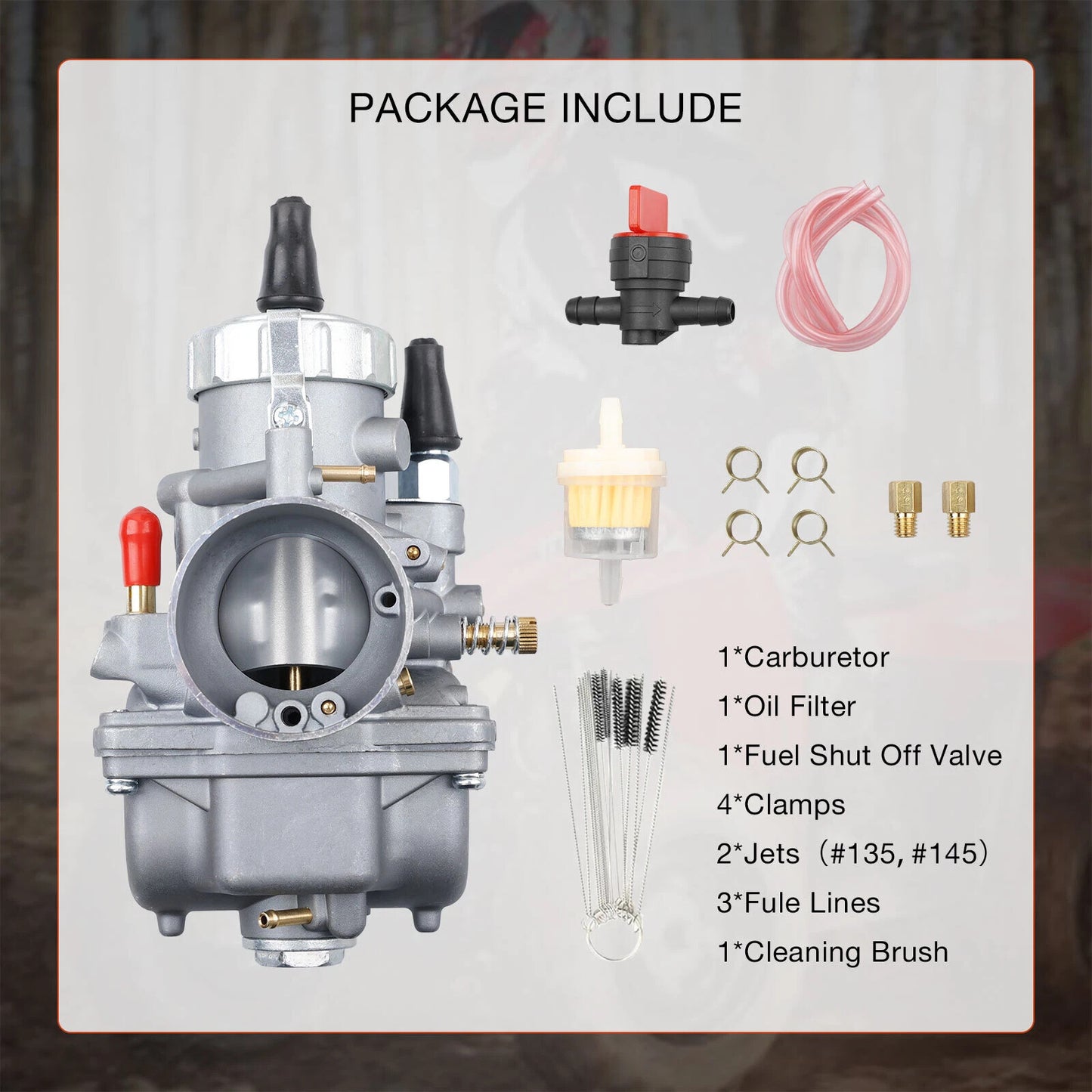 3130710 2-Stroke Carburetor Fit 94-99 Polaris Sport Trail Blazer Scrambler 400L