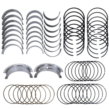 For 99-16 Chevy GM Gen III IV LS1 4.8L 5.3L Rod & Main Bearing Piston Rings