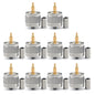 10x Connector UHF Male PL259 Plug Crimp RG58 RG142 LMR195 RG400 Cable