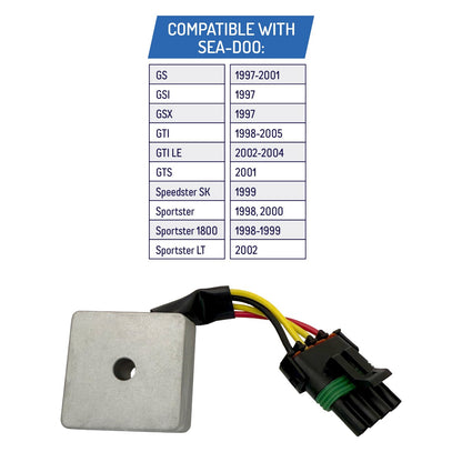 Voltage Regulator Rectifier for SeaDoo GS GSI GSX GTI GTI LE GTS - 278001239