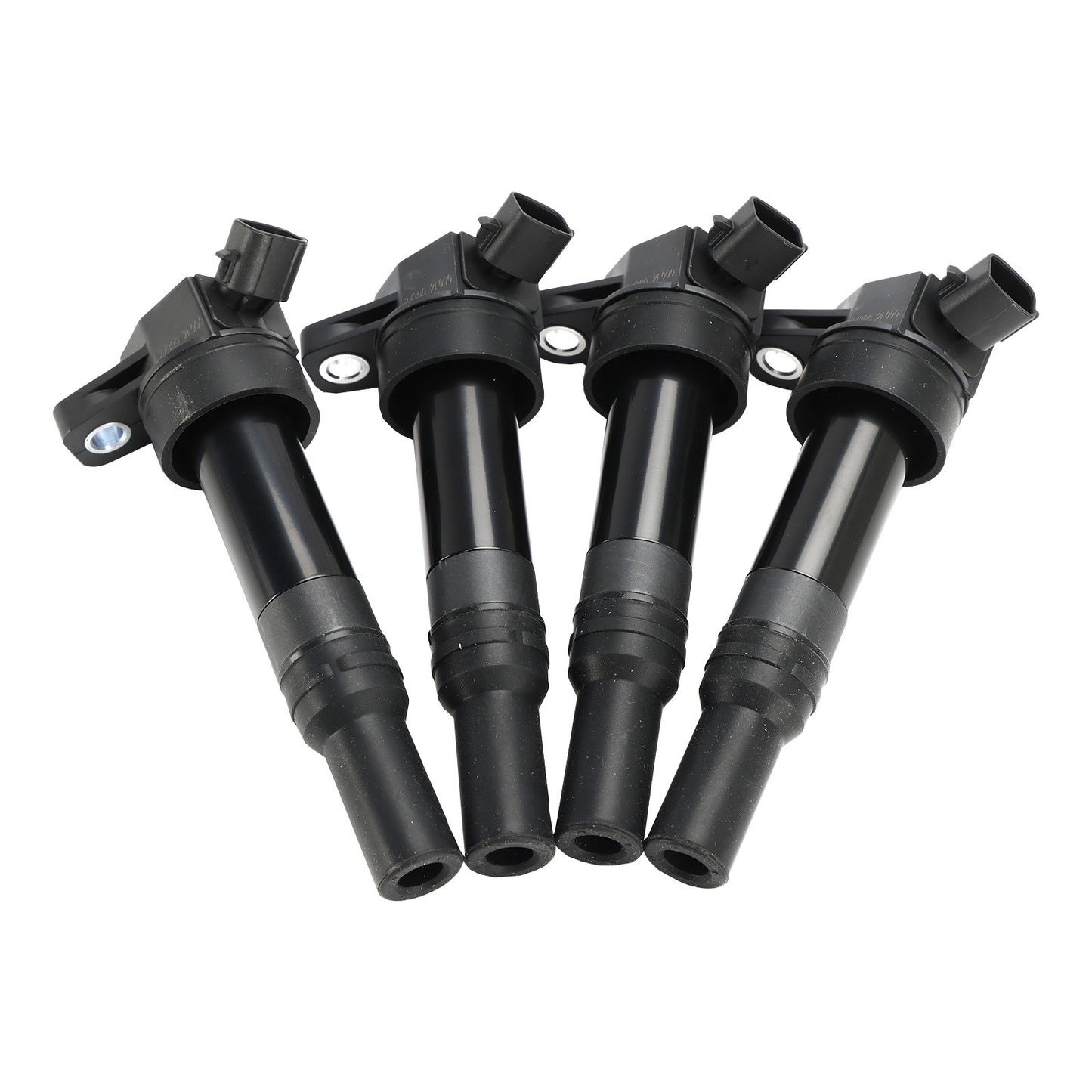 4x Ignition Coil +Spark Plug UF651 For Kia Soul Forte Hyundai Elantra