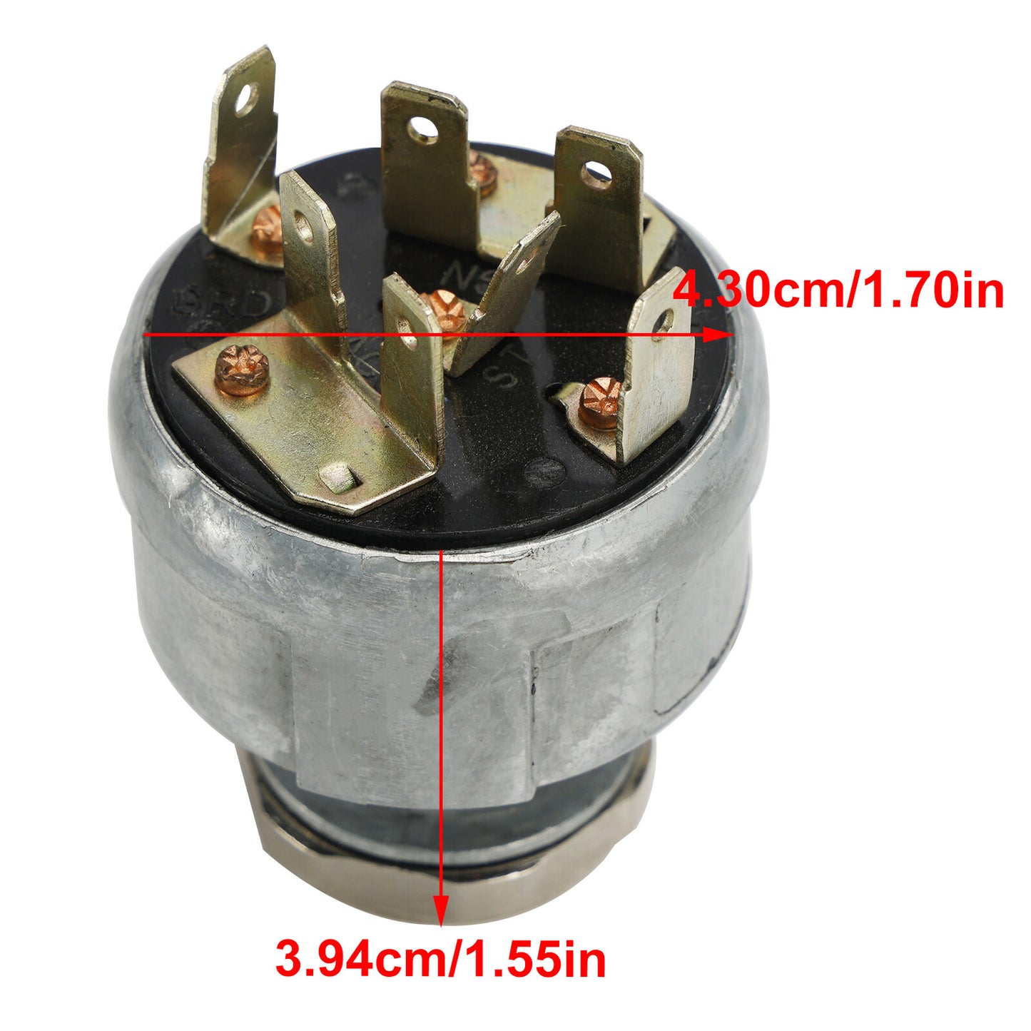 Ignition Starter Switch 3 Positions Anti Restart For Pollak 31-297 4292483