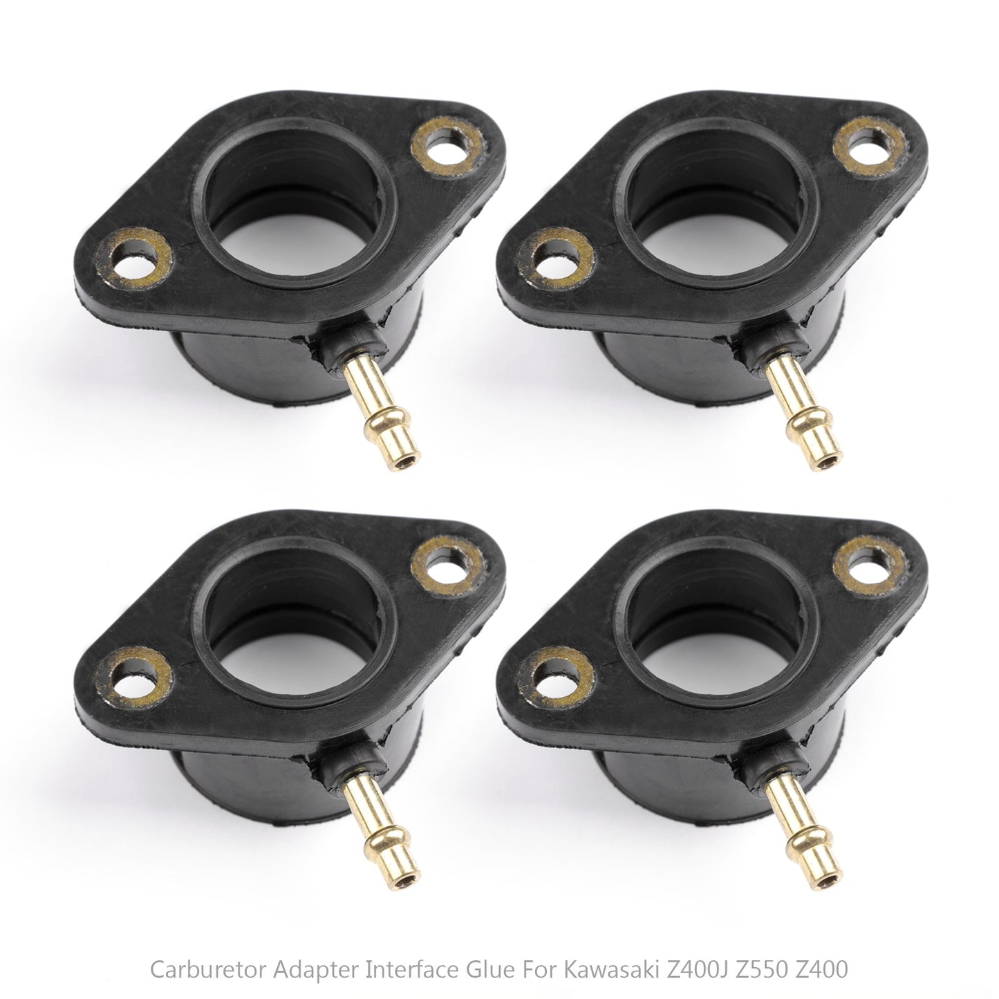 4x Carb Intake Manifold Boots For Kawasaki Z400J KZ500B KZ550 Ltd 16065-1014