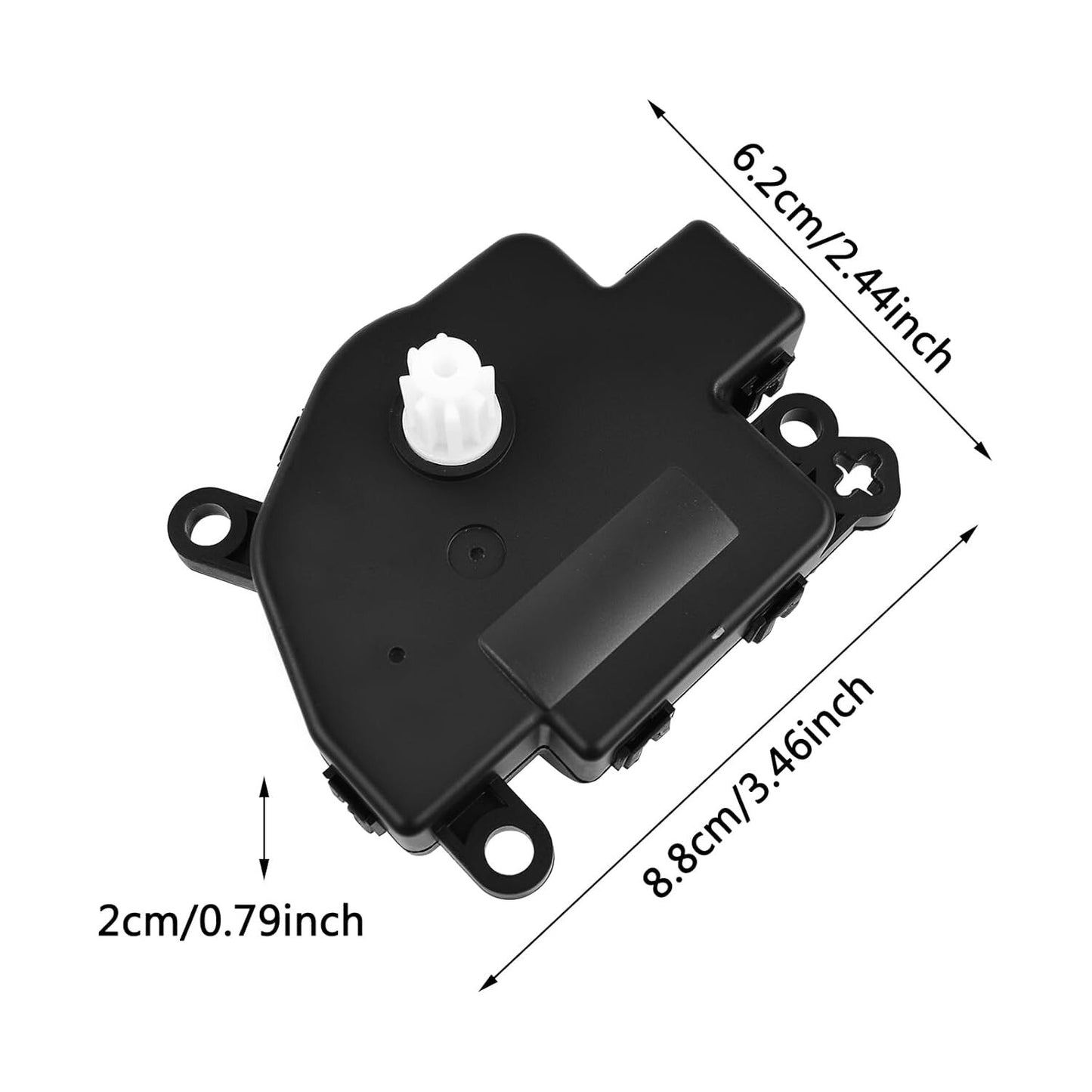 2X HVAC AC Heater Blend Door Actuator For Chrysler Dodge Avenger Jeep Compass