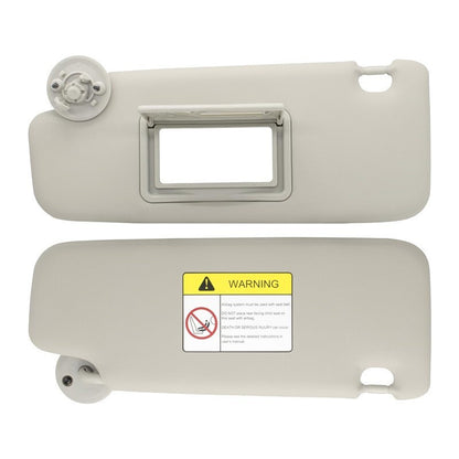 Gray Left Driver Side Sun Visor For 2012-2016 Chevrolet Sonic 1.4L 1.6L 1.8L