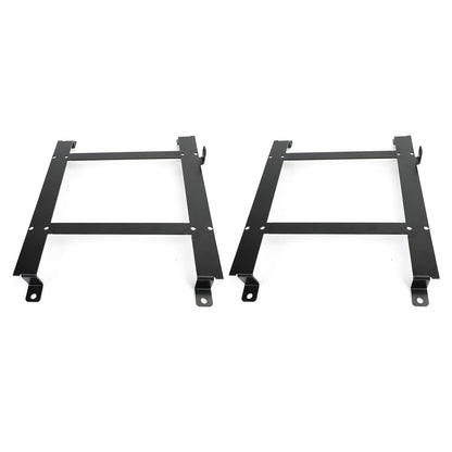 2X Low Mount Racing Bucketeat Base Tensileteel Bracket For 1997-2004 Corvette C5
