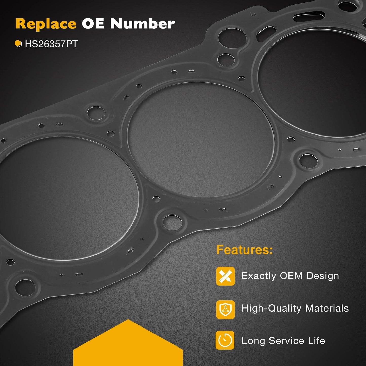 Head Gasket Set For 2005-20 Toyota Tacoma 4Rrunner 2.7L 2694CC L4 DOHC HS26357PT
