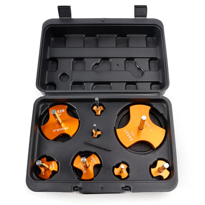 PVC Pipe Reamer Kit 8 Sizes Triple Blades PVC Fitting Saver For Plumbing