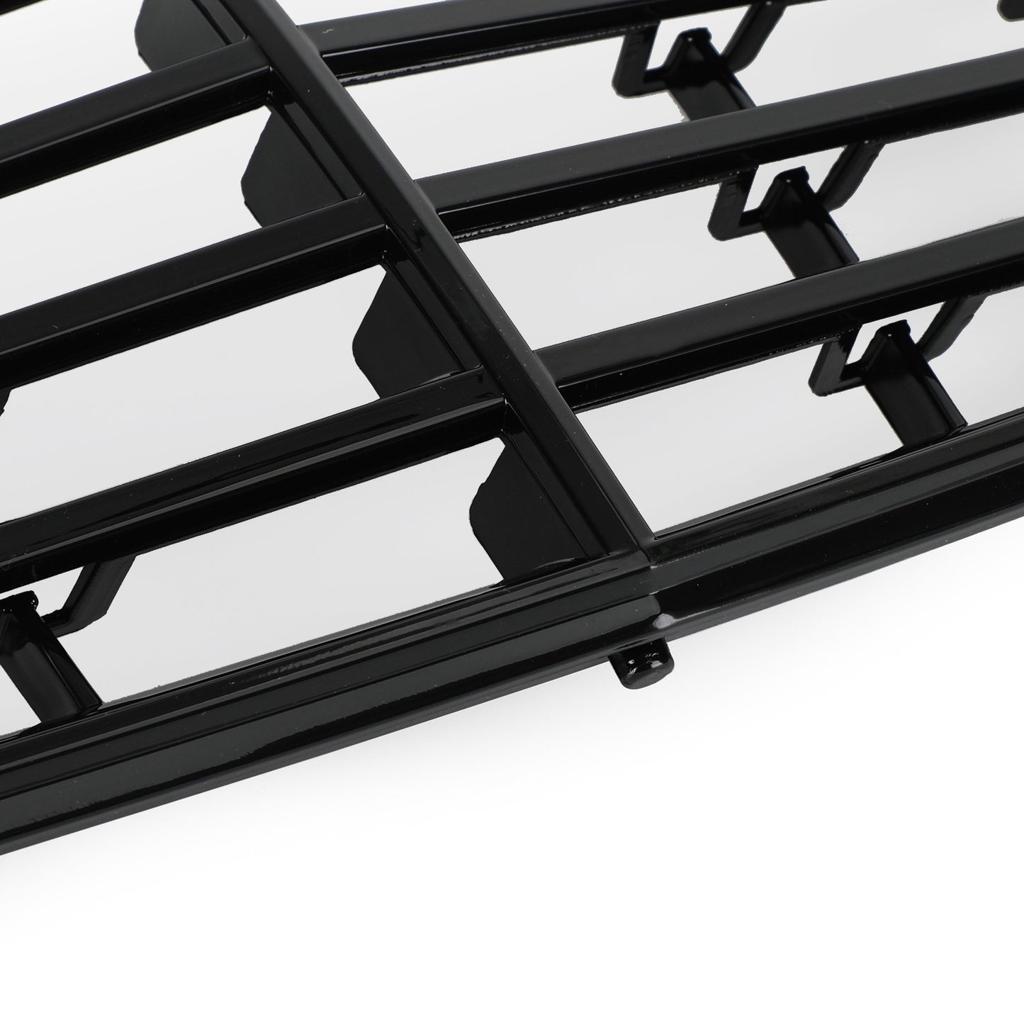 Front Bumper Grille Grill Fit Mercedes Benz W211 E350 500 07-09 Gloss Black