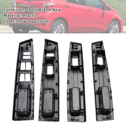 4pcs Window Switch Panel Bezel Trim For Toyota Yaris 2012-2014
