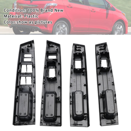 4pcs Window Switch Panel Bezel Trim For Toyota Yaris 2012-2014