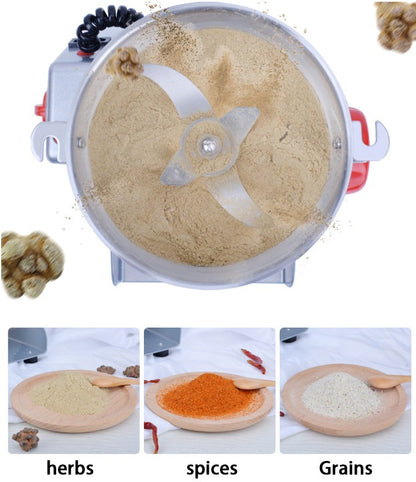 700g Herb Grain Grinder Electric Mill Cereal Machine-Highpeed/Durable Life