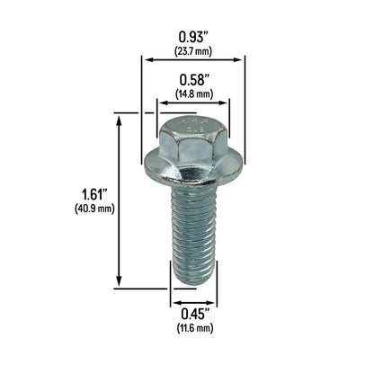 Driveshaft Bolts for Jeep Wrangler, Gladiator, Grand Cherokee, Commander Liberty