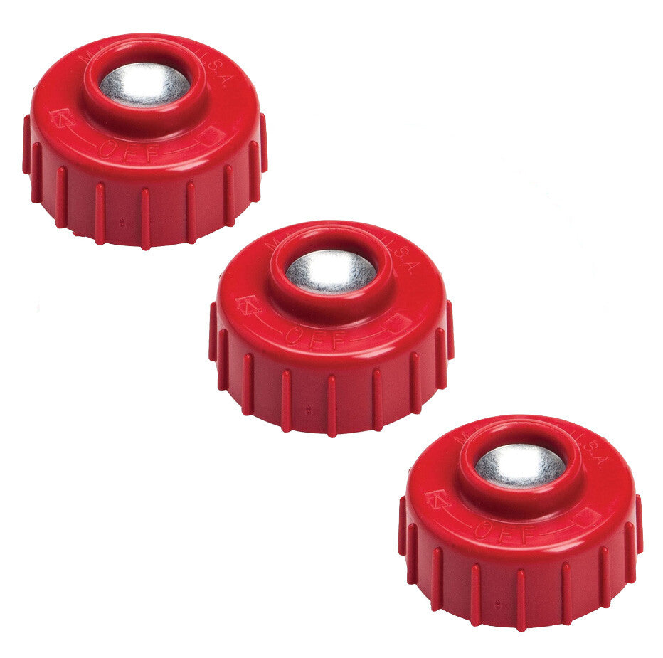 Solid Spare (3) Trimmer Bump Head Knobs Fits Ryobi S430 SS26 DA97910A, String Trimmers