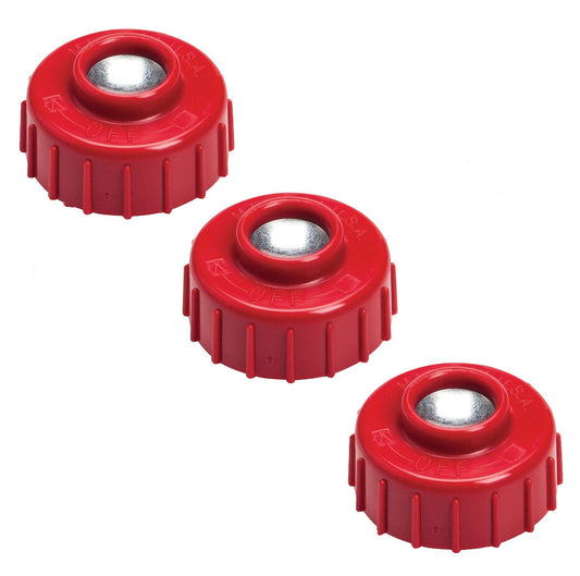Solid Spare (3) Trimmer Bump Head Knobs Fits Ryobi S430 SS26 DA97910A, String Trimmers