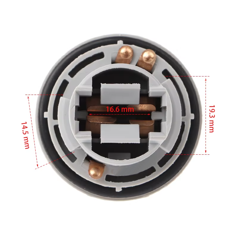 For Chrysler Dodge Jeep Rear Brake Taillight Taillamp Light Bulb Socket Kit 6