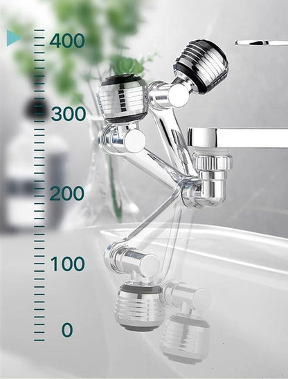 2 Pcs Universal 1080?? Swivel Extension Faucet Aerator Rotate Robotic Arm Extend