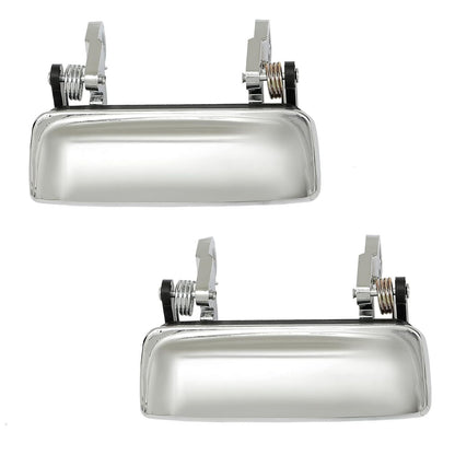 Metal Exterior Door Handle Set Driver Passenger Side for 98-11 Ford Ranger Mazda