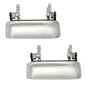 Metal Exterior Door Handle Set Driver Passenger Side for 98-11 Ford Ranger Mazda