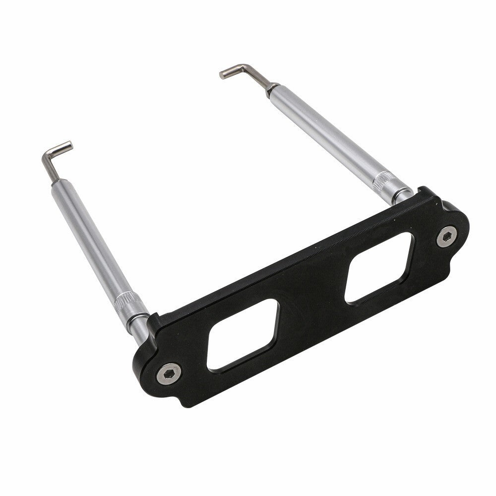 Black Battery Tie Down Kit Hold Down Rod With Tray Hooks For Honda Civic Integra