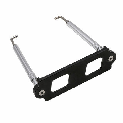 Black Battery Tie Down Kit Hold Down Rod With Tray Hooks For Honda Civic Integra