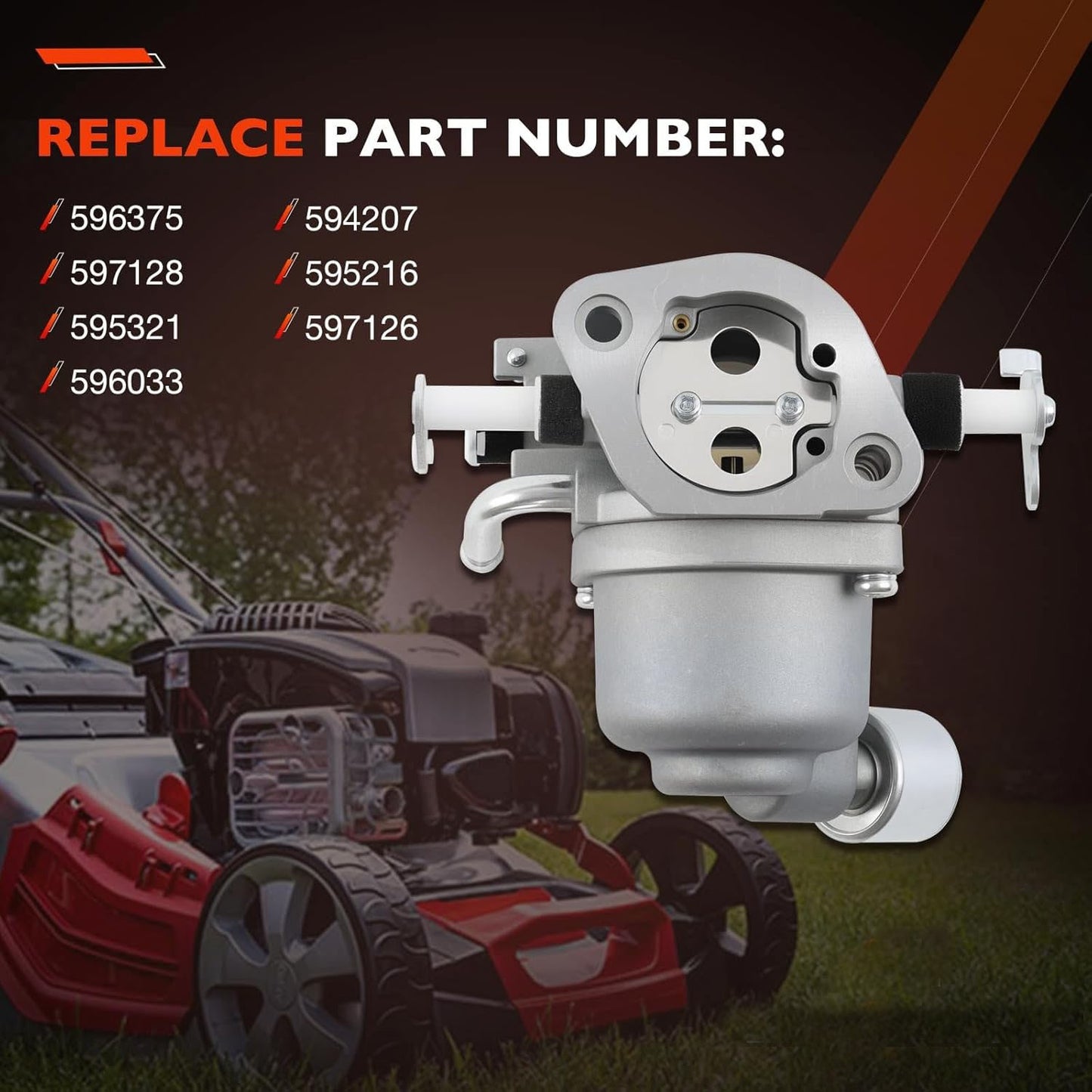 595216 Carburetor Carb For Briggs & Stratton 40U777 40U877 44U677 Engine 594207