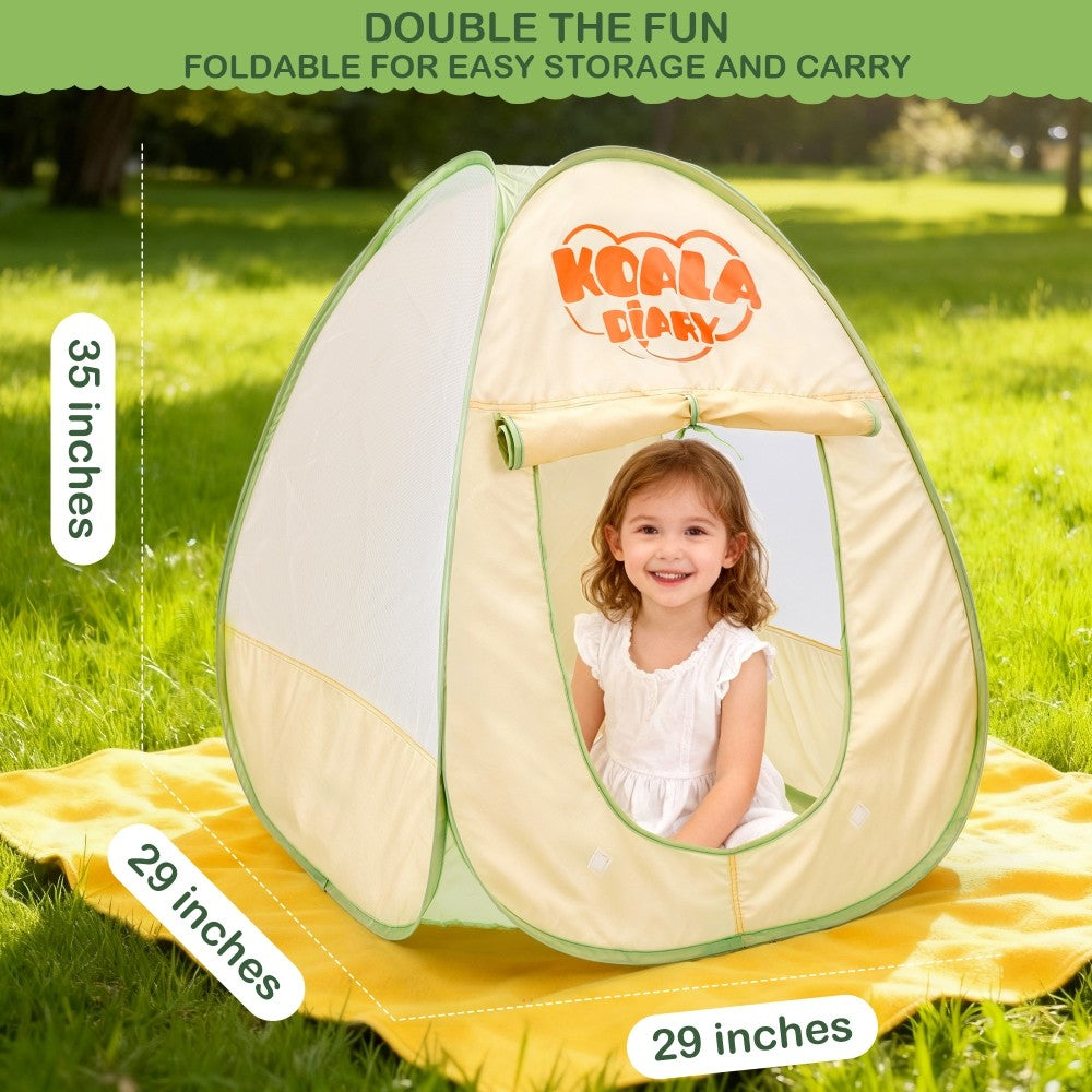 Kids Camping Set with Tent Toy Campfire 42Pcs Camping Pretend Play Tent