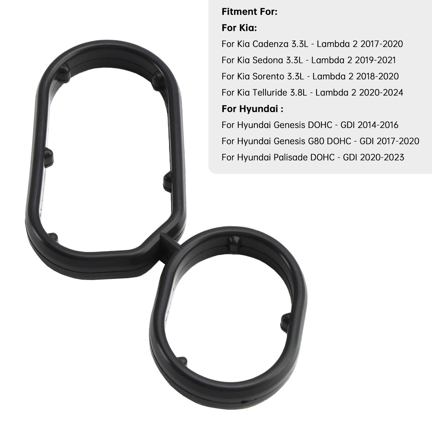 Engine Oil Filter Housing Gasket 26345-3LAA0 Fit Kia Sorento 3.3L 2018-2020