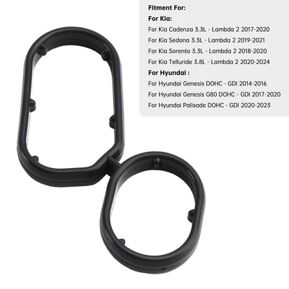 Engine Oil Filter Housing Gasket 26345-3LAA0 Fit Kia Sorento 3.3L 2018-2020