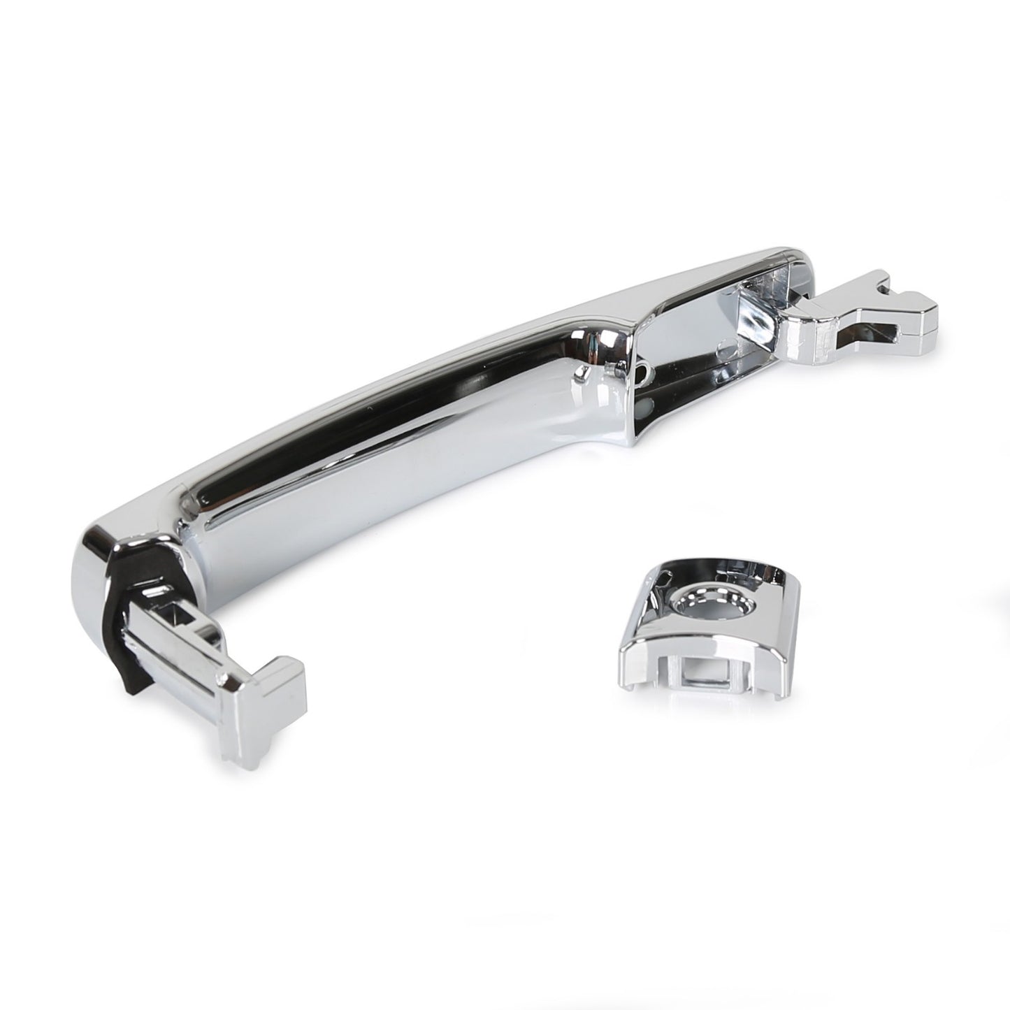 Solid Spare Door Handle Front Driver Side Outside Exterior Chrome For Nissan Rogue 2011-2015