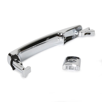 Solid Spare Door Handle Front Driver Side Outside Exterior Chrome For Nissan Rogue 2011-2015