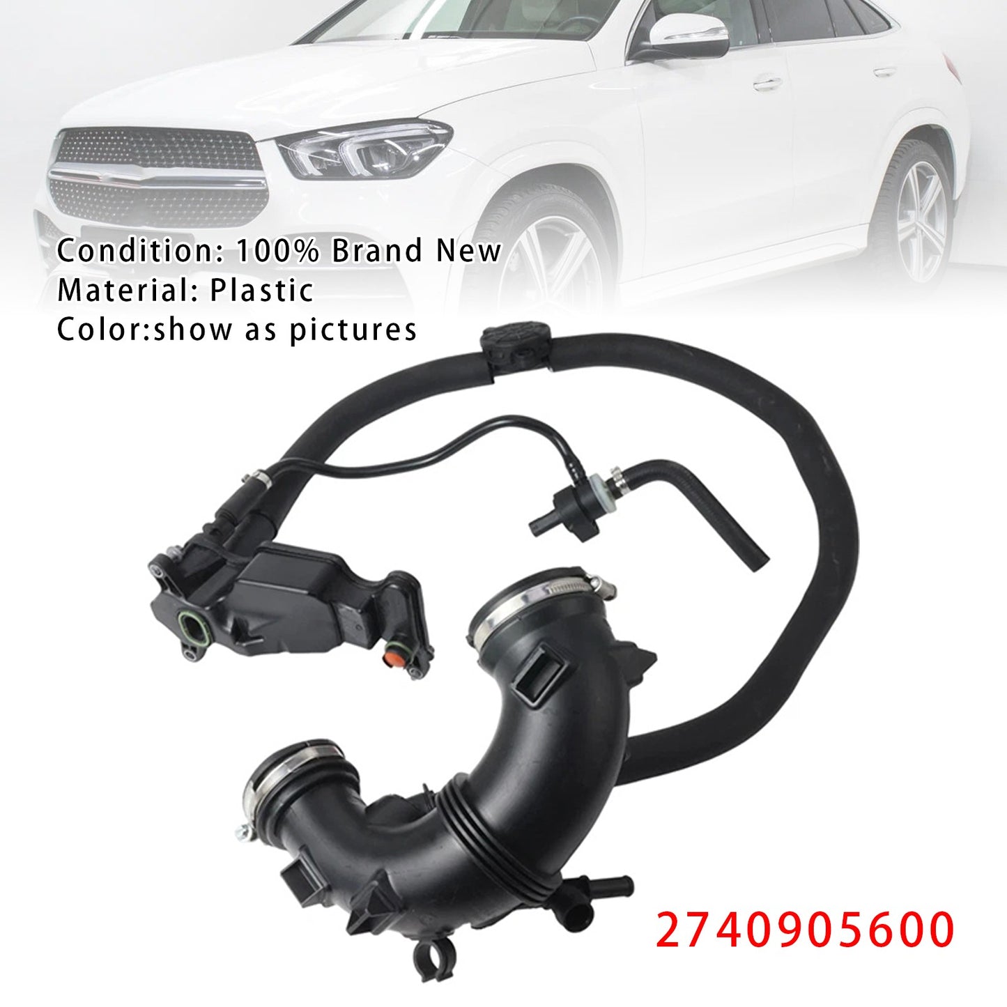 Crankcase Ventilation Suction Line 2740905600 For Benz A238 C167 R172 V167