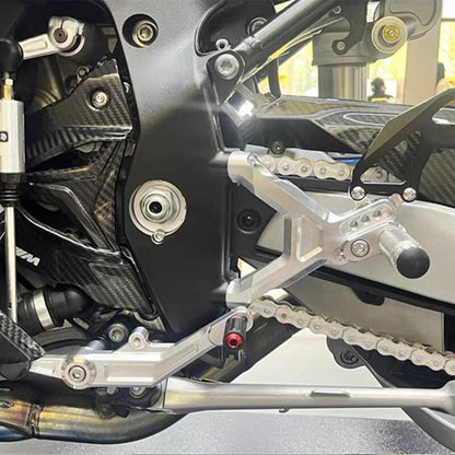 CNC Aluminum Rearsets Footpegs Black Fits BMW S 1000 RR 19-24 / M 1000 RR 21-24