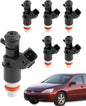 6x 16450-RCA-A01 Fuel Injectors For 2003-13 Honda Accord Odyssey Acura 3.0L 3.2L