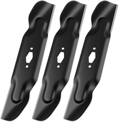 3Pcs 17.25" X 2.3" High Lift Lawn Mower Blades for Troy Bilt Craftsman Cub Cadet