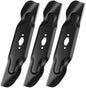 3Pcs 17.25" X 2.3" High Lift Lawn Mower Blades for Troy Bilt Craftsman Cub Cadet