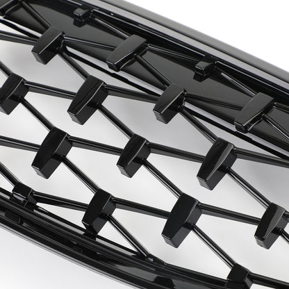 Front Kidney Grille Grill Fit BMW 2007-2010 E92 E93 328i 335i 2DR Meteor Black